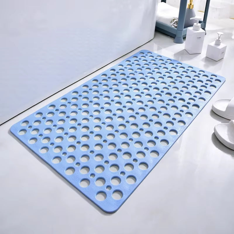 Bathroom Mat Anti-Slip TPE Suction Grip Mat Non Slip Bathtub Strong Suction Anti-Mold Shower with Suction Cup Bathroom Product
