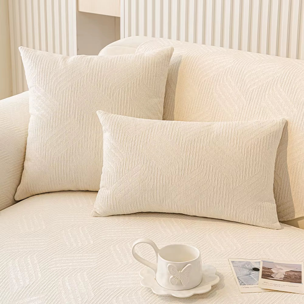 Customizable Solid Striped Jacquard Sofa Slipcover Non-Slip Pet-Friendly Cover for Living Room Factory Wholesale