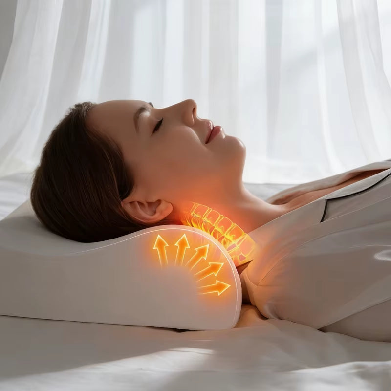 Hot Selling Foam Neck Contour Orthopedic Cervical Sleep Memory Foam Pillow Side Sleeper Pillow