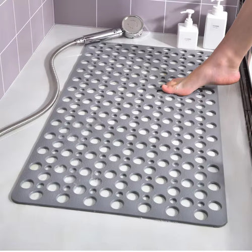 Bathroom Mat Anti-Slip TPE Suction Grip Mat Non Slip Bathtub Strong Suction Anti-Mold Shower with Suction Cup Bathroom Product