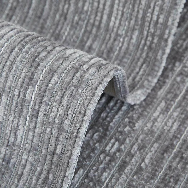 Bryn Striped Chenille Couch Seat Panel, texture detail
