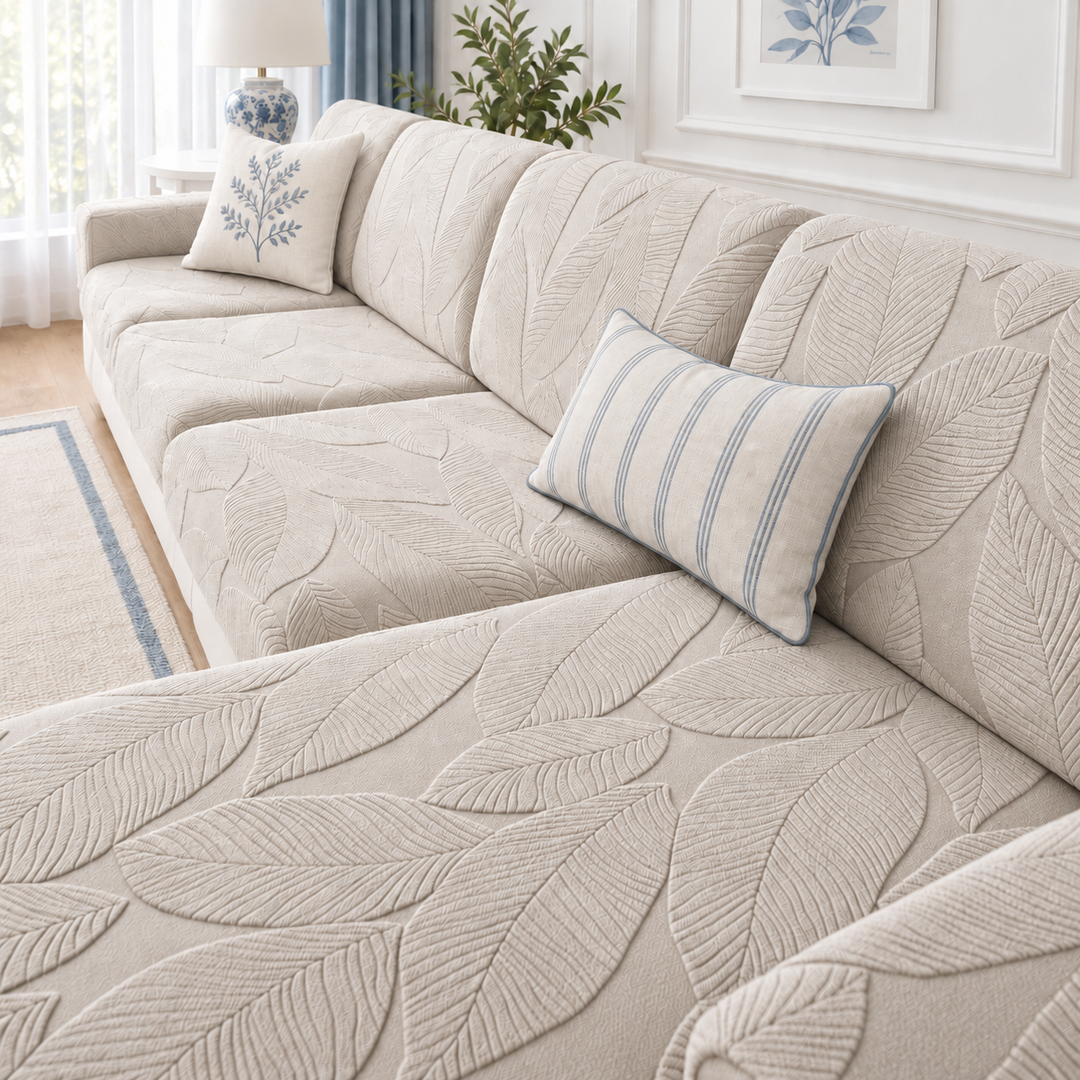 Isla Spill Resistant Couch Cushion Covers in ivory