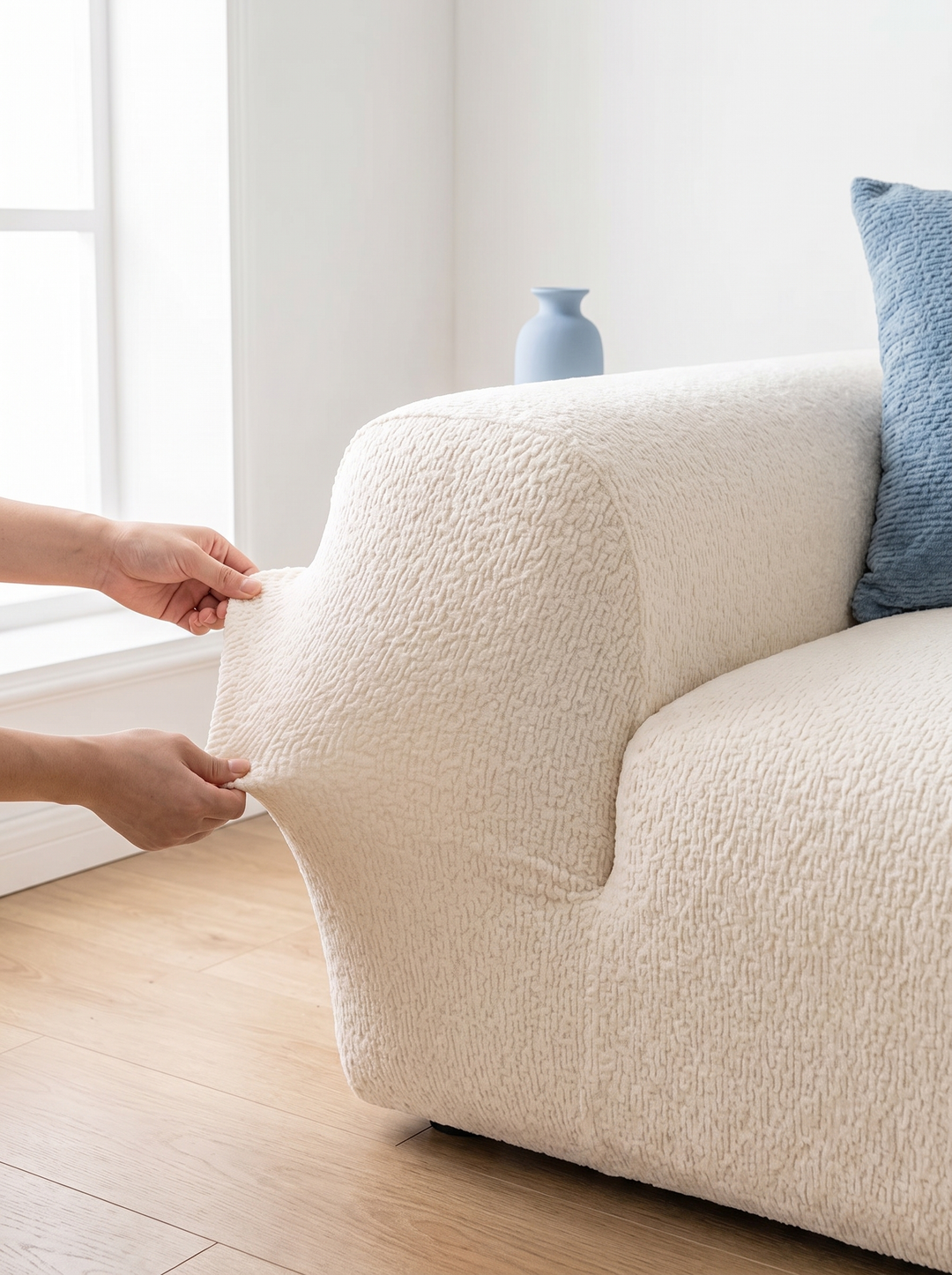 plush velvet stretch sofa slipcover iwt2