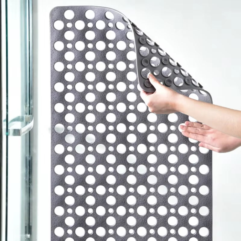 Bathroom Mat Anti-Slip TPE Suction Grip Mat Non Slip Bathtub Strong Suction Anti-Mold Shower with Suction Cup Bathroom Product