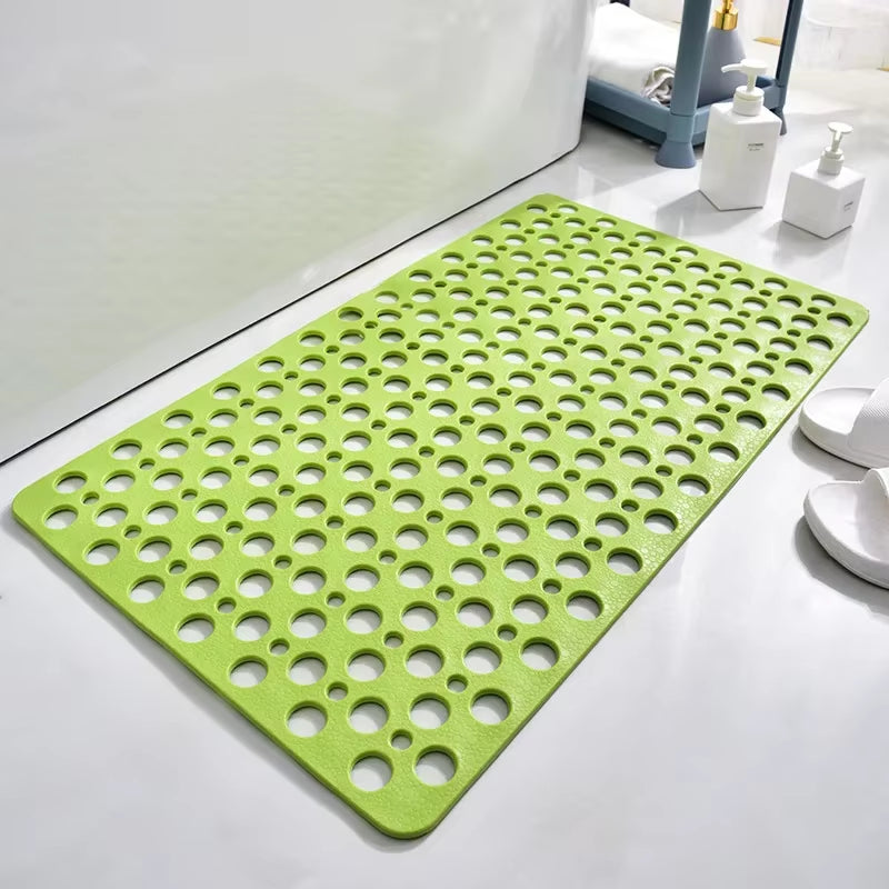Bathroom Mat Anti-Slip TPE Suction Grip Mat Non Slip Bathtub Strong Suction Anti-Mold Shower with Suction Cup Bathroom Product
